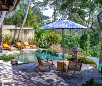 Villa Amaru, terrasse de la piscine